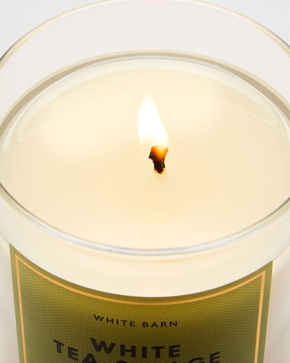 White Tea & Sage Single Wick Candle - Image 5