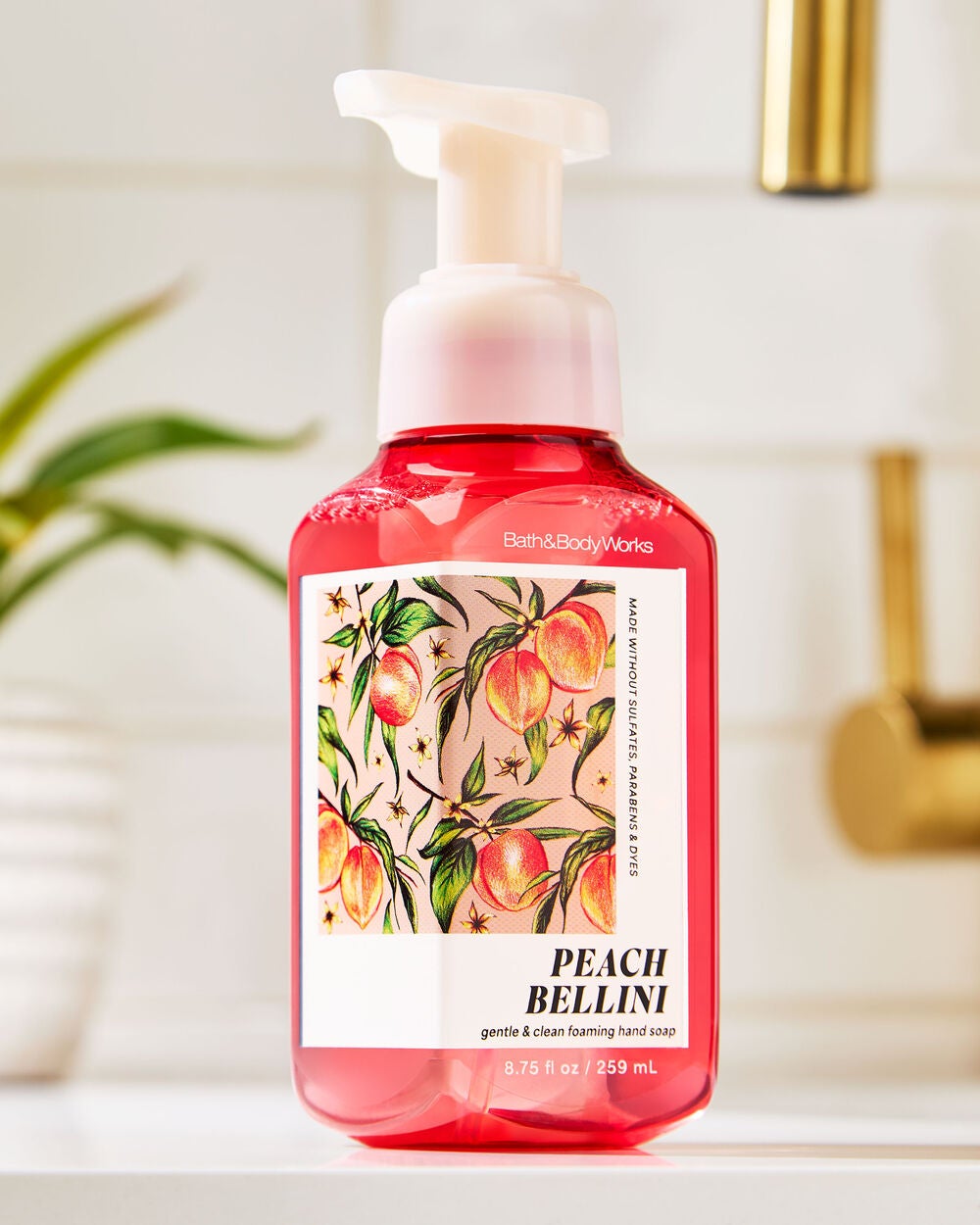 Peach Bellini Gentle & Clean Foaming Hand Soap - Image 7