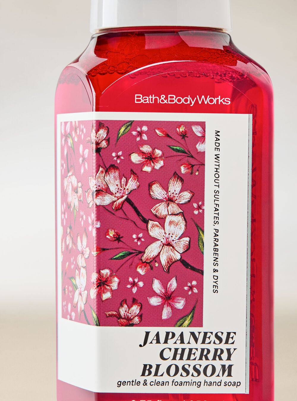 Japanese Cherry Blossom Gentle & Clean Foaming Hand Soap - Image 2