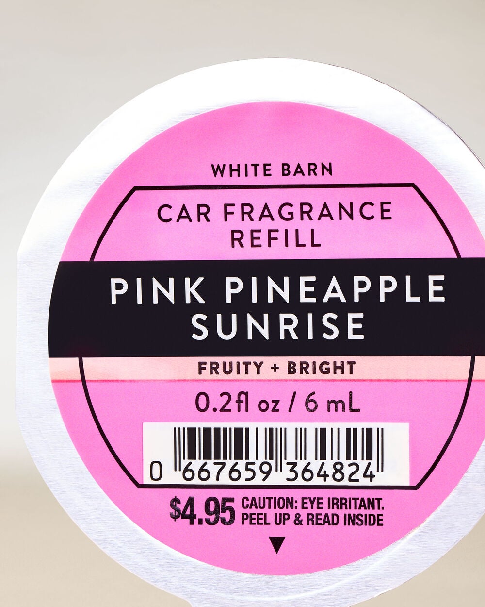 Pink Pineapple Sunrise Car Fragrance Refill - Image 2