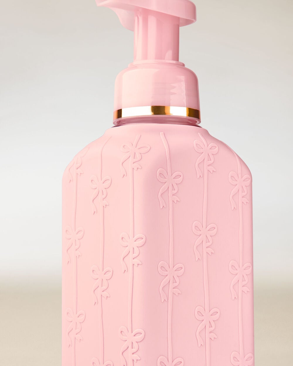 Pink Silicone Bows Gentle & Clean Foaming Hand Soap Dispenser - Image 2