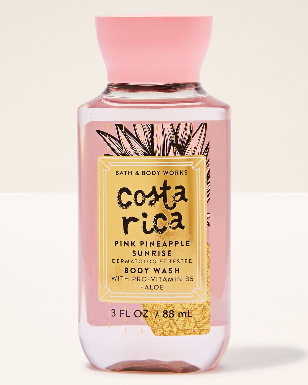 Pink Pineapple Sunrise Travel Size Body Wash