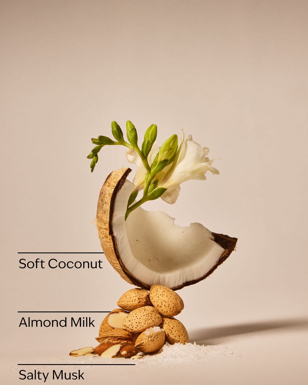Coconut Linen Single Wick Candle - Image 3