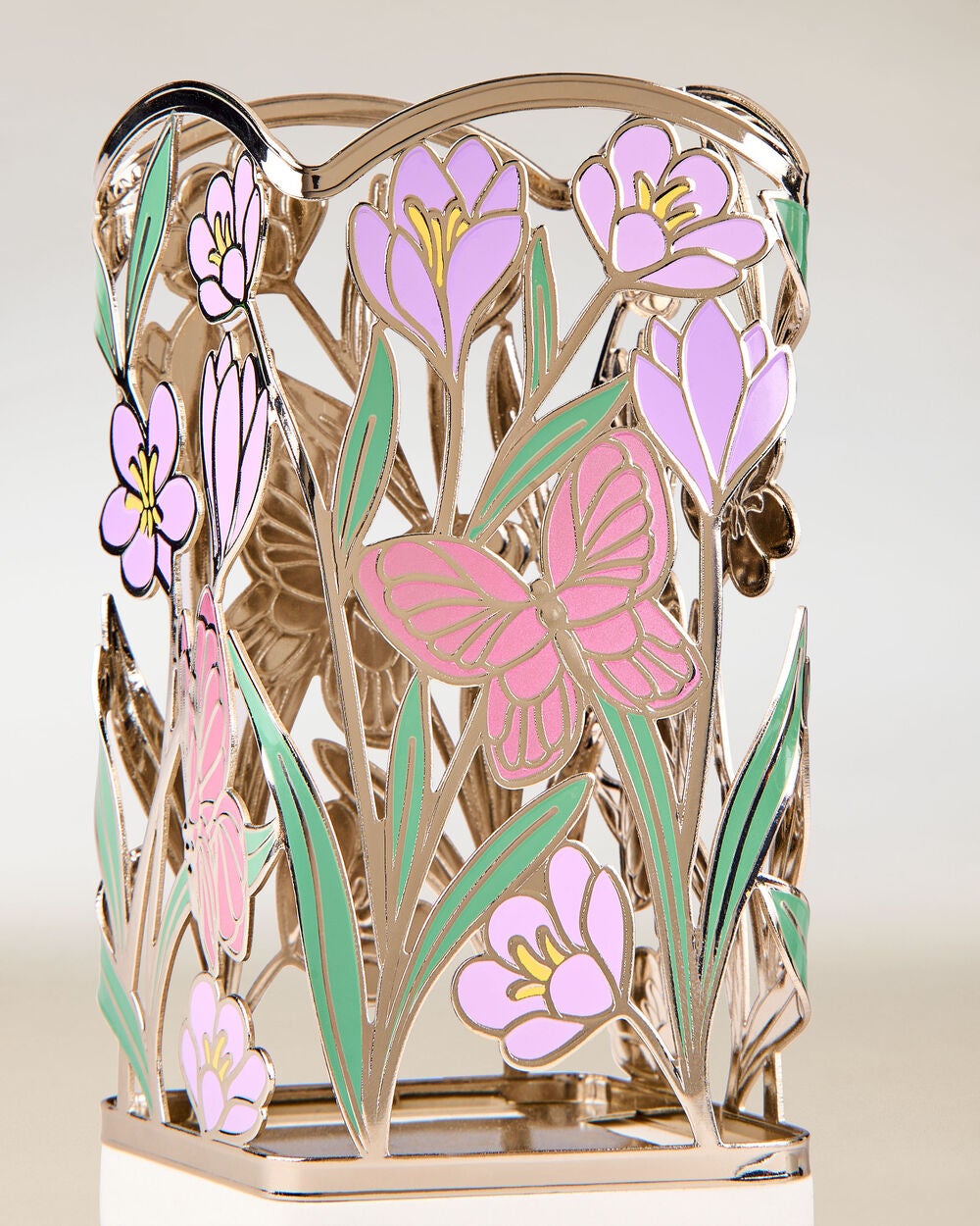 Shimmery Butterflies & Flowers Soap Holder - Image 2