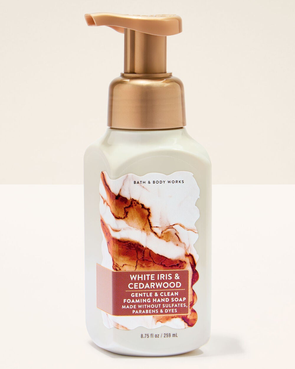 White Iris & Cedarwood Gentle & Clean Foaming Hand Soap