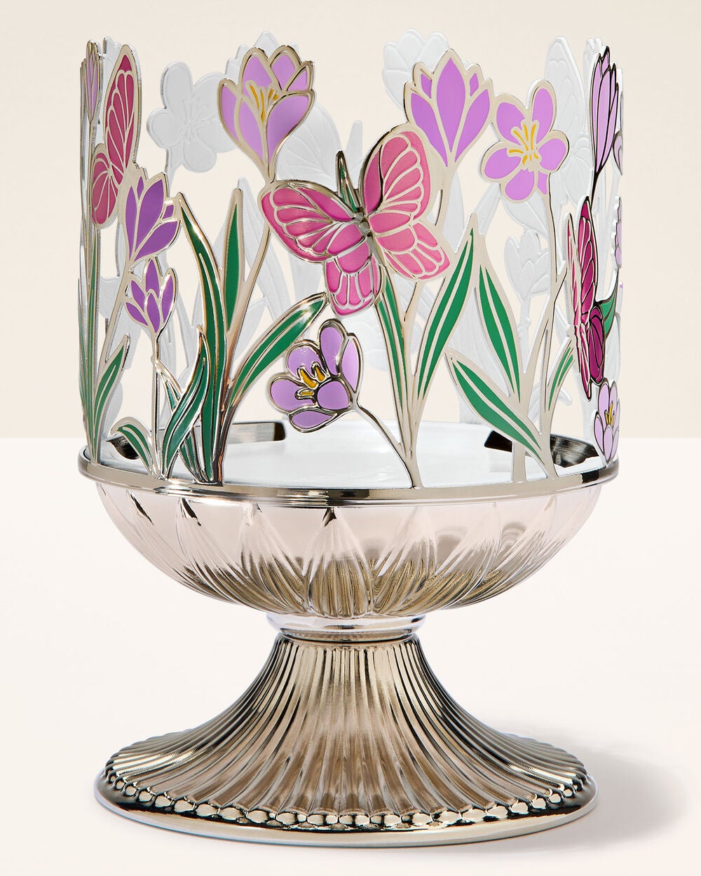 Butterfly 3-Wick Candle Holder