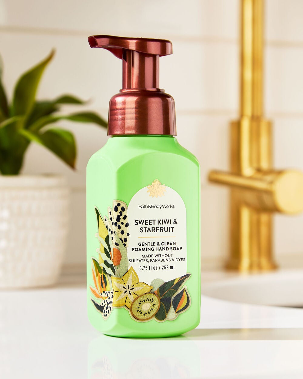 Sweet Kiwi & Starfruit Gentle & Clean Foaming Hand Soap - Image 7