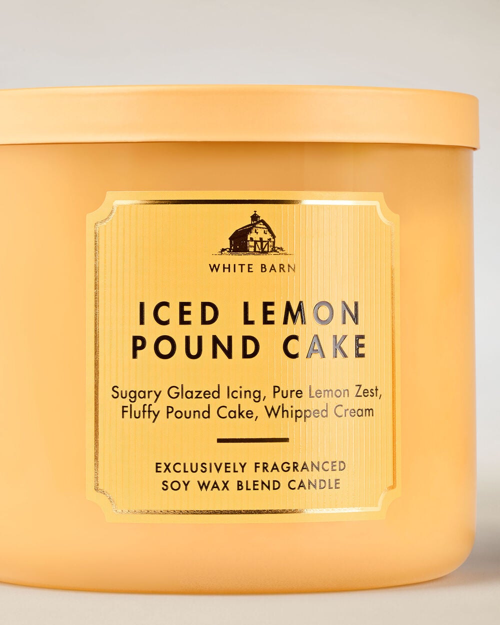 Iced Lemon Pound Cake 3-Wick Candle - Image 2