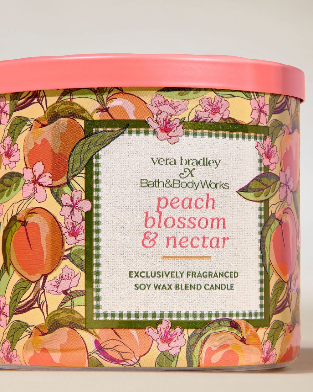 Peach Blossom & Nectar 3-Wick Candle - Image 2