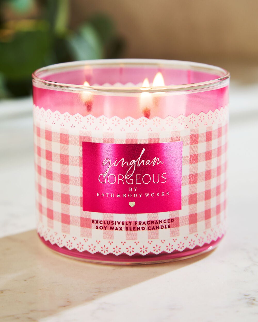 Gingham Gorgeous 3-Wick Candle - Image 6