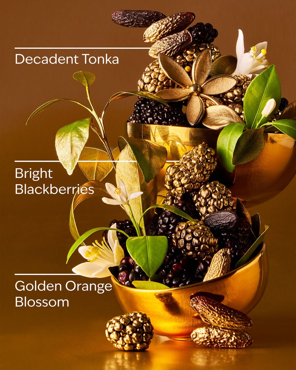 Touch Of Gold 3-Wick Candle - Image 3