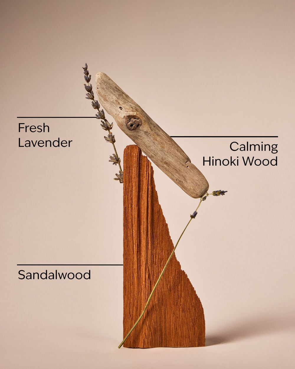 Lavender & Hinoki Single Wick Candle - Image 3
