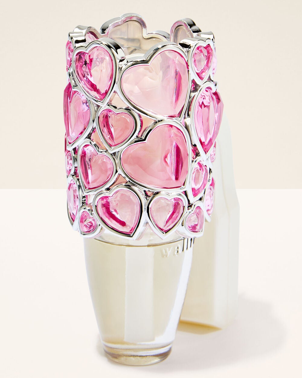 Pink Hearts Nightlight Wallflowers Fragrance Plug